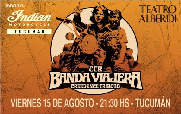 BANDA VIAJERA - TRIBUTO A CREEDENCE - 15/08/2025 - 21.30hs