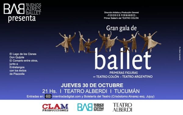 BS. AS. BALLET - GRAN GALA DE BALLET - 30/10/2025 - 21.00hs