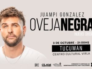 JUAMPI GONZALEZ - OVEJA NEGRA - 03/10/2026 - 21.00hs