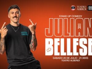 JULI BELLESE - STAND UP - 25/07/2026 - 21.30hs