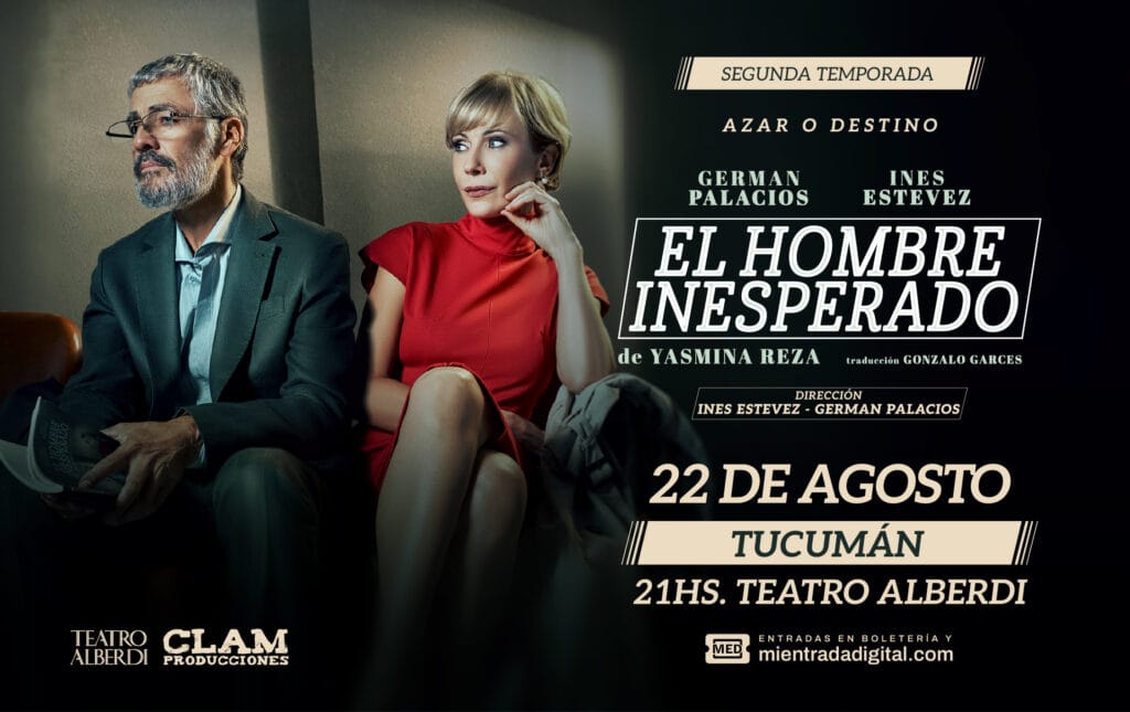 EL HOMBRE INESPERADO - 22/08/2026 - 21.00hs