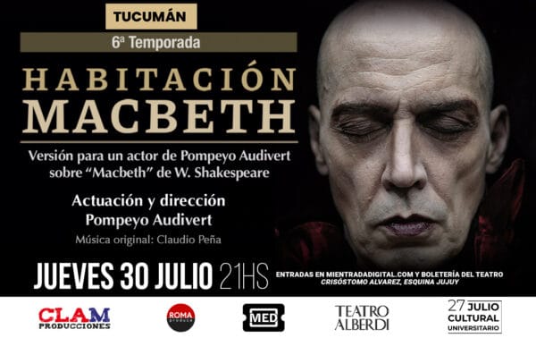 HABITACION MACBETH - 30/07/2026 - 21.00hs