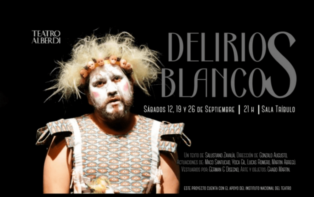 DELIRIOS BLANCOS – 26/09/2026 – 21.00hs – ST