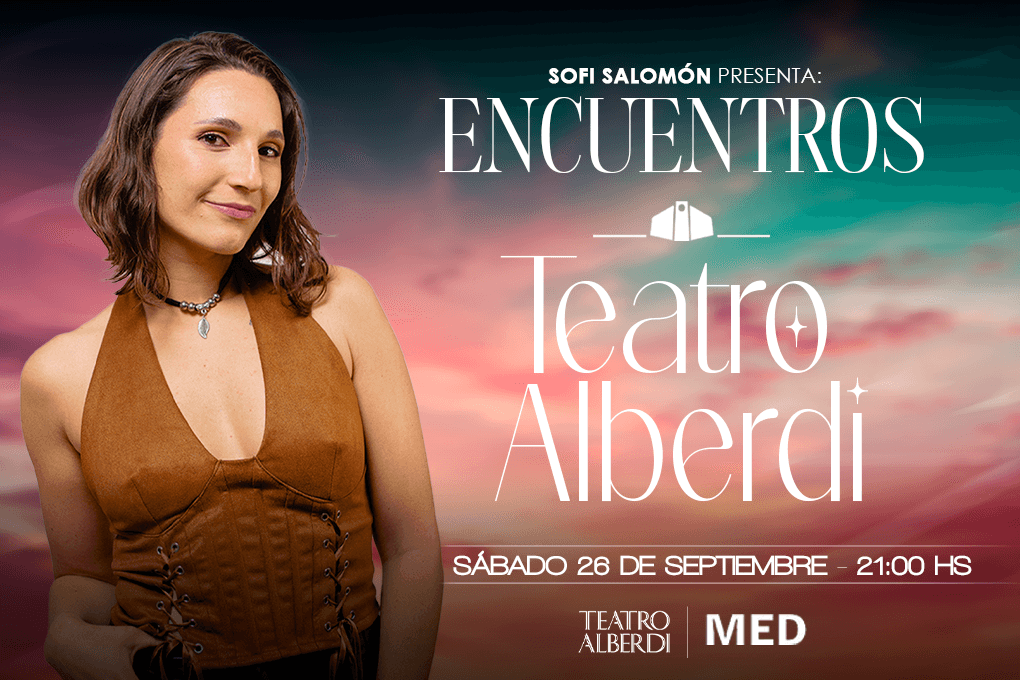 SOFI SALOMON EN VIVO EN EL TEATRO ALBERDI – 26/09/2026 – 21.00hs