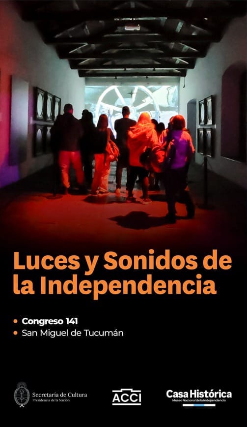 LUCES Y SONIDOS DE LA INDEPENDENCIA – 24/09/2026 – 19.30hs