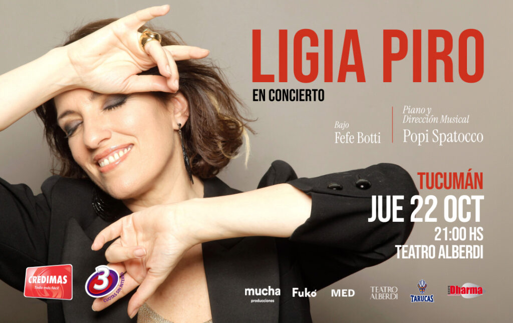LIGIA PIRO – 22/10/2026 – 21.30hs