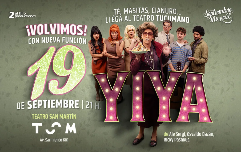 YIYA EL MUSICAL – 19/09/2026 – 21.00hs – TSM