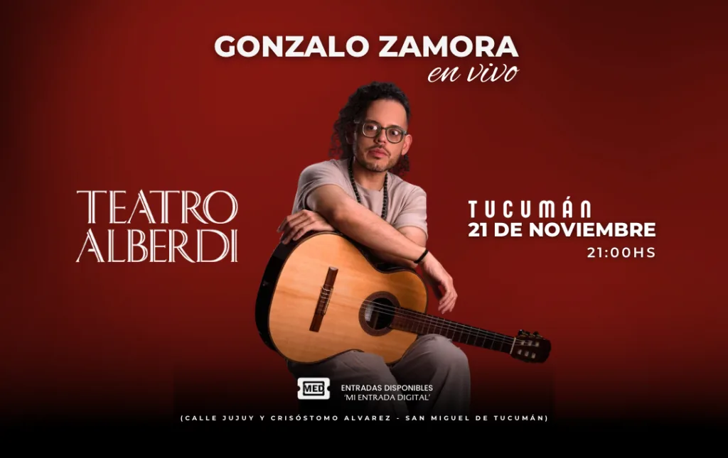 GONZALO ZAMORA EN VIVO – 21/11/2026 – 21.00hs