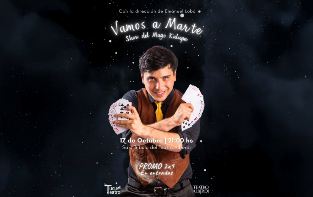 VAMOS A MARTE – 17/10/2026 – 21.00hs – ST