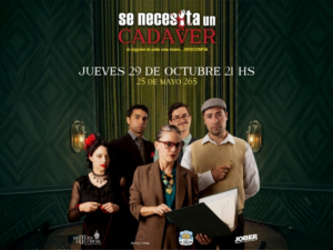 SE NECESITA UN CADAVER – 29/10/2026 – 21.00hs