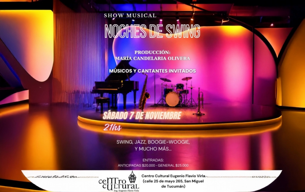 NOCHES DE SWING – 07/11/2026 – 21.00hs