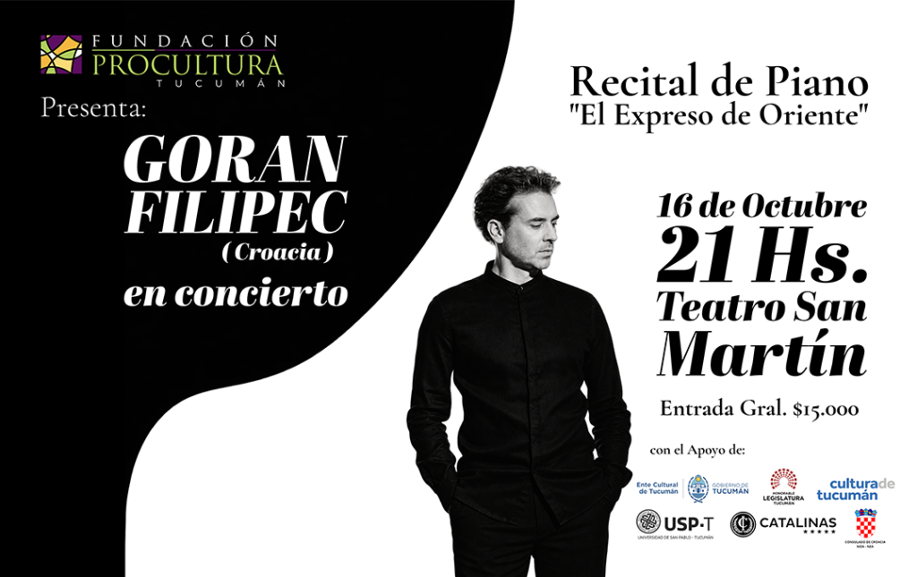 GORAN FILIPEC – 16/10/2026 – 21.00hs – TSM