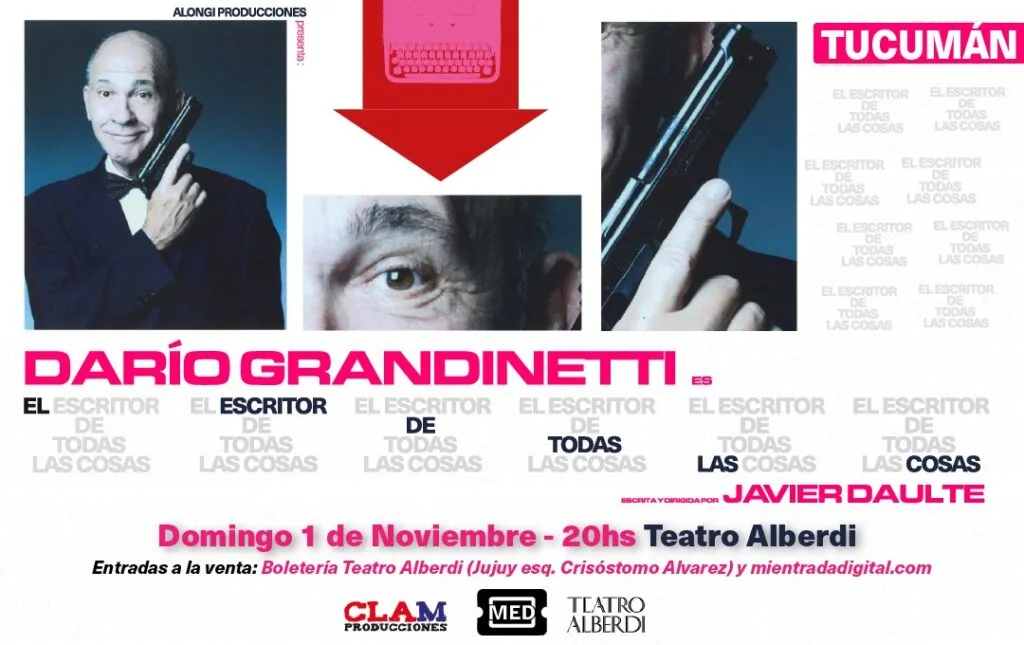 EL ESCRITOR DE TODAS LAS COSAS – 01/11/2026 – 20.00hs